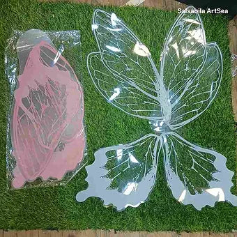 Plastic Butterfly Wings for Bouquets – Decorative Floral Accents