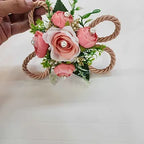 Front  View Premium Pink Rope Bunch - Elegant Artificial Foliage for Wedding