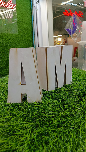 Monogram Letter Boxes Wooden or Foam Sheets For Dry fruits and Chocolate's gifting