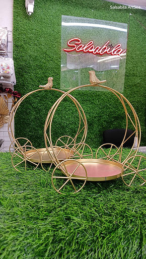 Cartwheel Metal Tray
