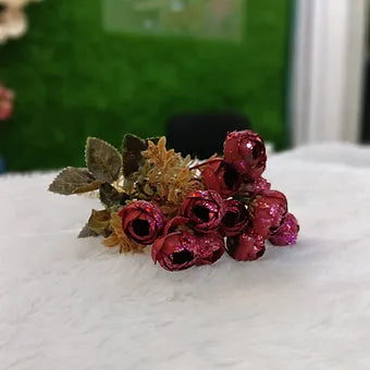 Glitter peonies bunch
