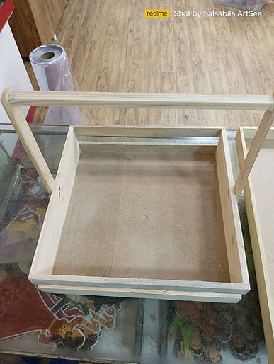 Wooden Hanging Basket