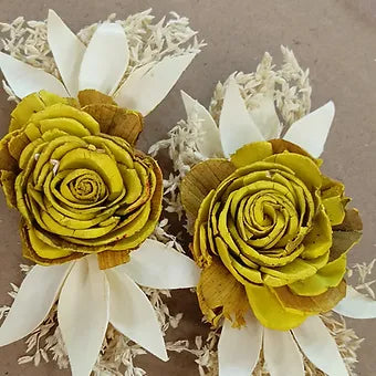 Dry Rose Wooden  Flowers
