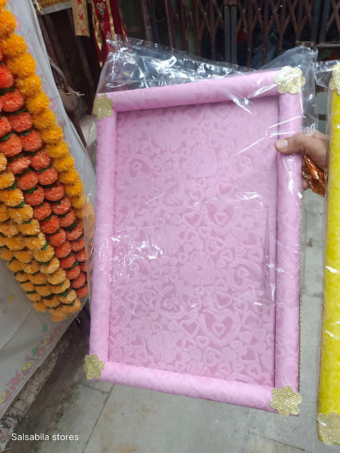 Designer fabric tray