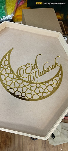 Acrylic Moon Design Cutout