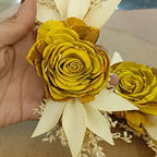 Dry Rose Wooden  Flowers