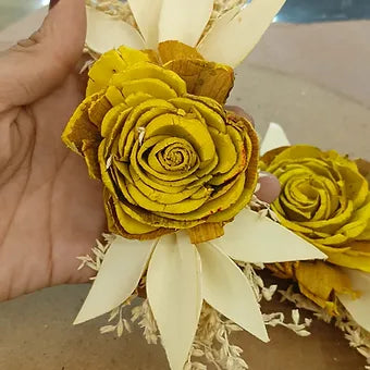Dry Rose Wooden  Flowers