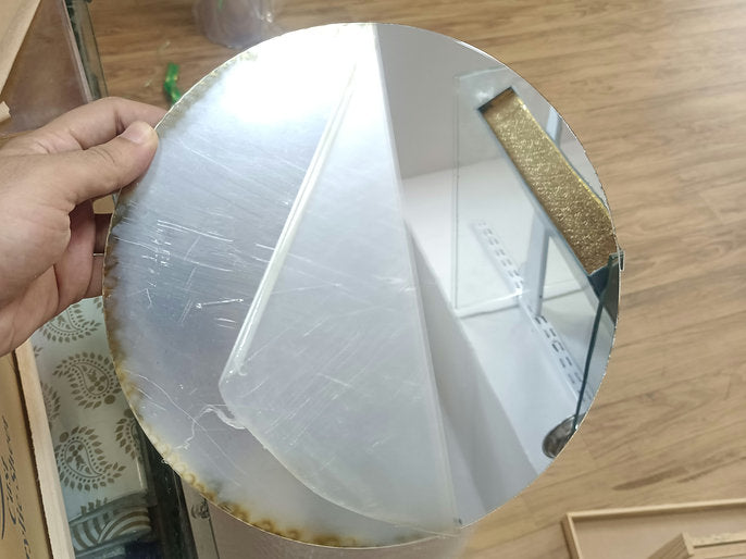 Mirror Acrylic Round MDF Based