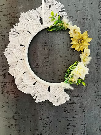 Handwoven Cotton Macrame Wall Decor | Minimalist Bohemian Tapestry