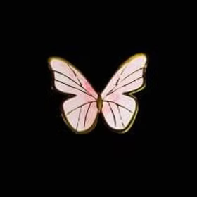 Exquisite Gold-Edge Decorative Butterflies – Pack of 10