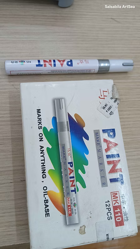 ACRYLIC PAINTER MARKER SILVER