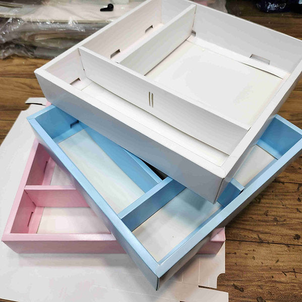 PVC Paper Section Box(T-shirt, Valentine, Cookies)