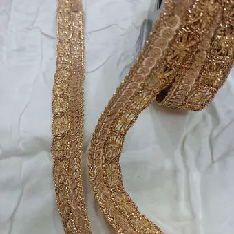 Glitter jari lace chakra design