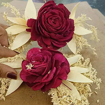 Dry Rose Wooden  Flowers