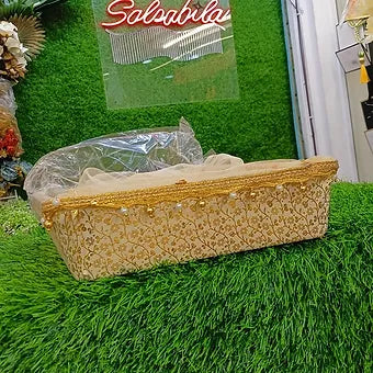 Fancy Rectangle Net Designer Basket