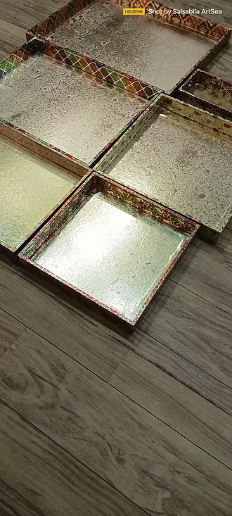 Designer rectangle trays