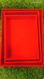 Velvet Wooden Trays