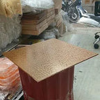 Metallic Square Hamper Base