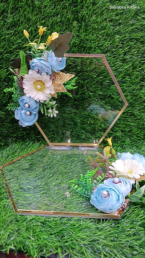 Personalized Acrylic Engagement Ring Platter