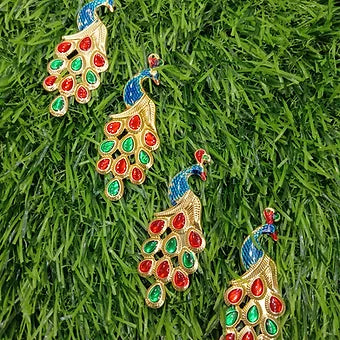 Colourful Metal Peacock