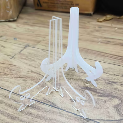 CLEAR ACRYLIC EASEL STAND