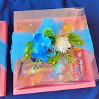 Transparent Rectangle pvc box - hamper box