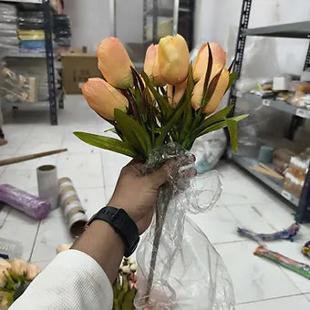 10 head Artificial tulip Flowers | Bouquet