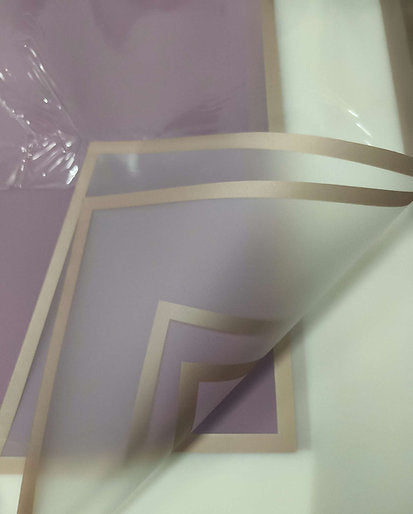 Bouquet wrapping paper (broad - transperent boarder)
