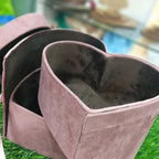 Suede Round Surprise Box