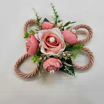 Front  View Premium Pink Rope Bunch - Elegant Artificial Foliage for Wedding