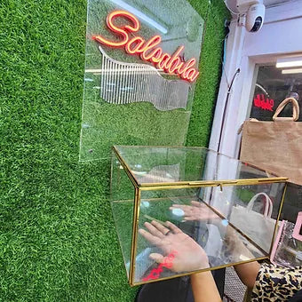 Metal Glass Suvenier gift box