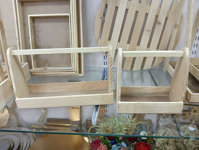 Jar Wooden Basket