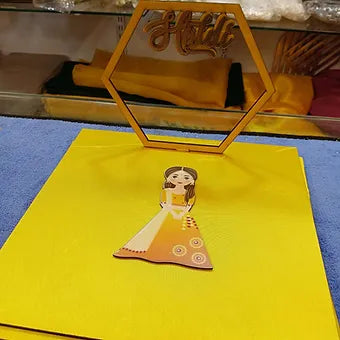 Haldi platter With Sticker
