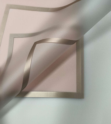 Bouquet wrapping paper (broad - transperent boarder)