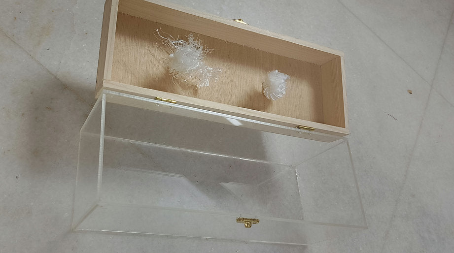 Acrylic Wooden Jar Box