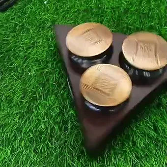 Triangle 3 Jar Box