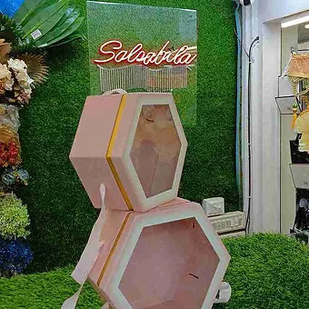 Hexagon Boarder Gift Hamper gift Boxes