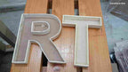 Monogram Letter Boxes Wooden or Foam Sheets For Dry fruits and Chocolate's gifting