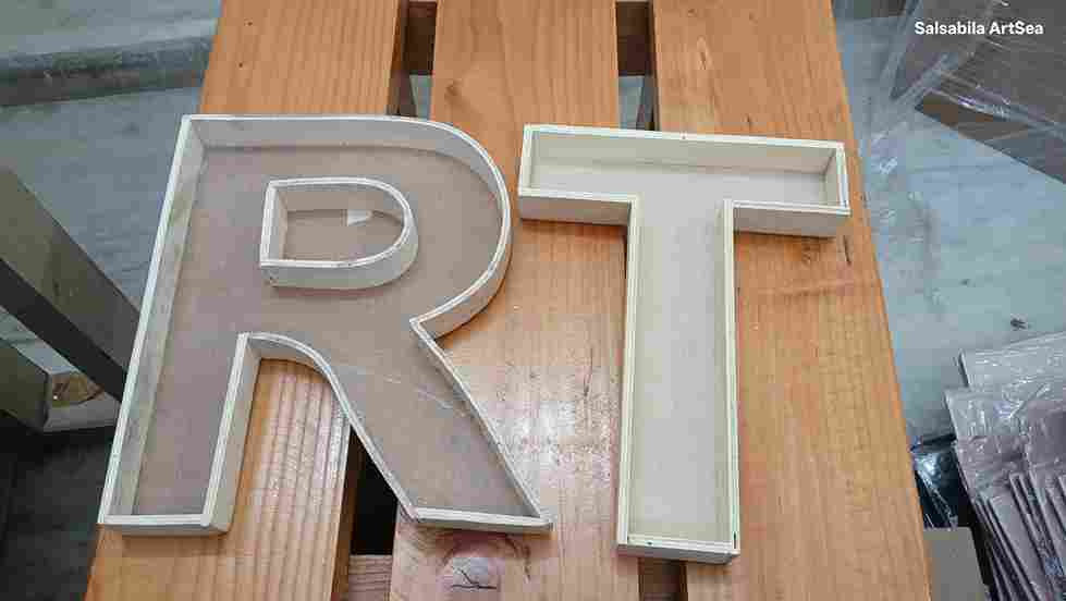 Monogram Letter Boxes Wooden or Foam Sheets For Dry fruits and Chocolate's gifting