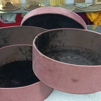 Suede Round Surprise Box
