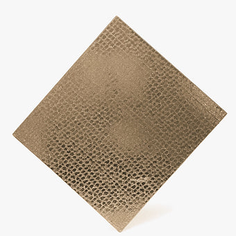 Metallic Square Hamper Base