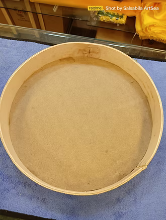 Circular MDF tray