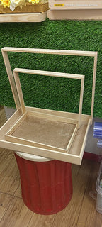 Hanging Wooden Tray for Haldi & Mehndi