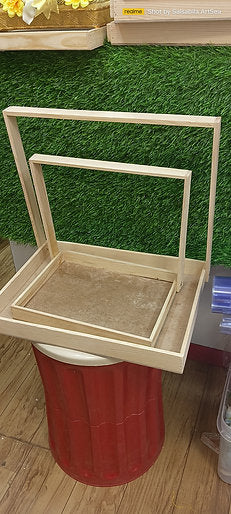 Hanging Wooden Tray for Haldi & Mehndi