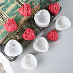 3D Heart Soap & Candle Handmade Mould