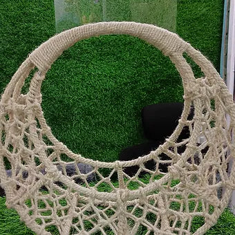 metal jute basket for hamper