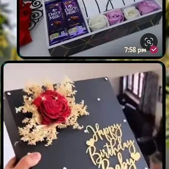 T-shirt chocolate box, Groom hamper box
