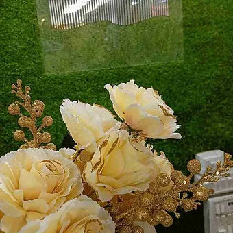 Golden Glitter Flower Bunch