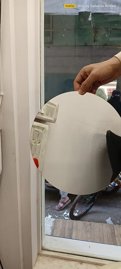 Mirror Acrylic Round MDF Based