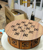 MDF Shine chocolate Wooden Box